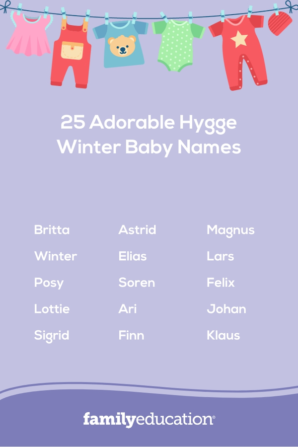 25 Nama Hygge Sempurna untuk Bayi Musim Dingin =